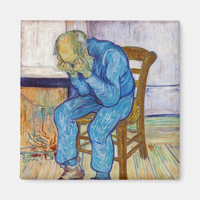 Vincent van Gogh - på Eternitets Grind Magnet (Framsidan)