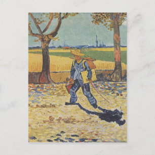 Vincent Van Gogh - Painter på sitt sätt att arbeta Vykort