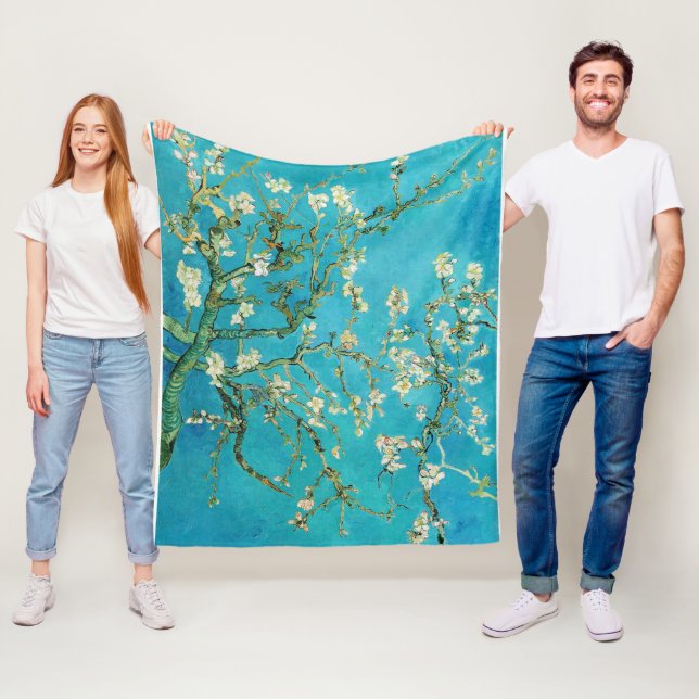Vincent Van Gogh painting Almond Blossoms Fleecefilt (På plats)