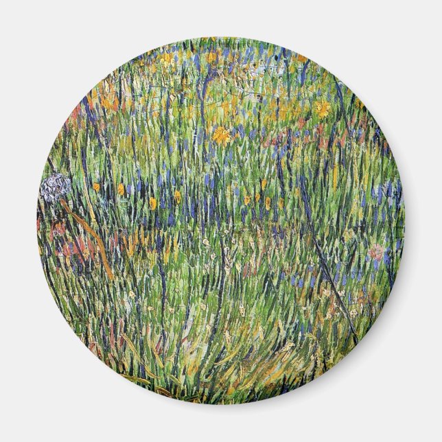 Vincent Van Gogh - Pasture in Bloom Fine Art Magnet (Framsidan)