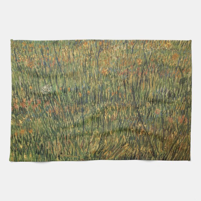 Vincent van Gogh - Pasture in Bloom Kökshandduk (Horisontell)