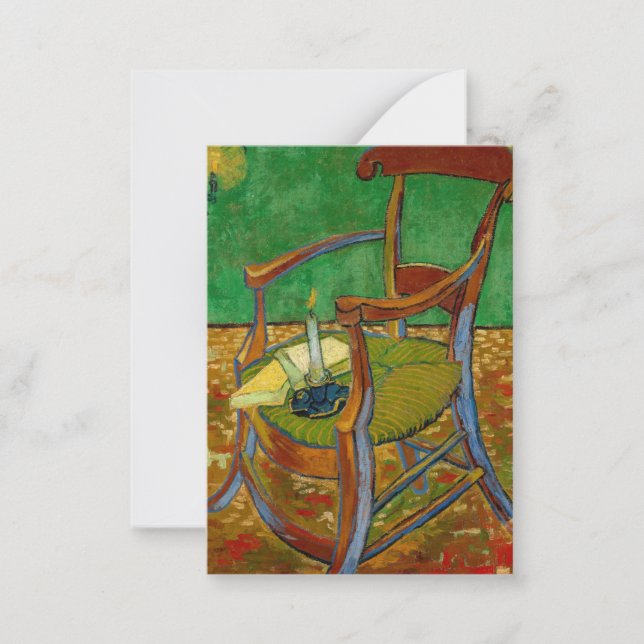 Vincent van Gogh - Paul Gauguins Anteckningskort (Framsida)