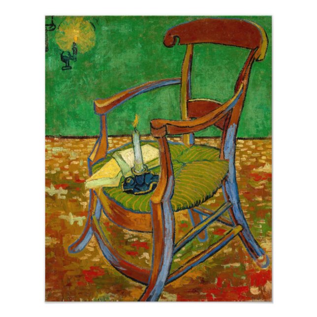 Vincent van Gogh - Paul Gauguins arméstol Fototryck (Framsidan)