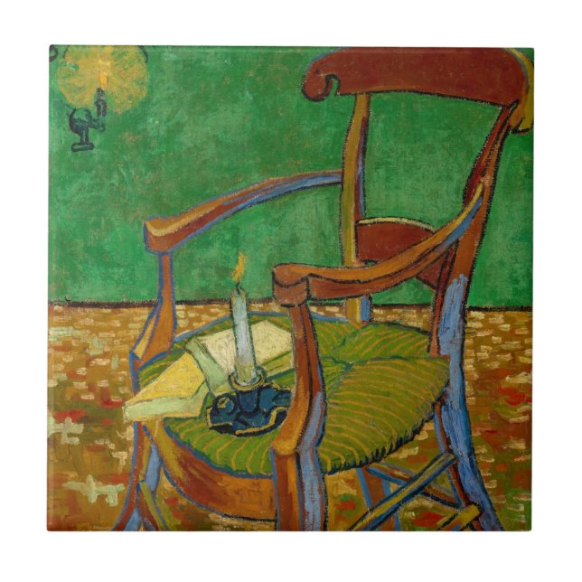 Vincent van Gogh - Paul Gauguins arméstol Kakelplatta (Framsidan)