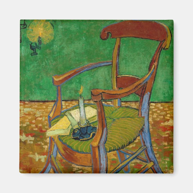 Vincent van Gogh - Paul Gauguins arméstol Magnet (Framsidan)