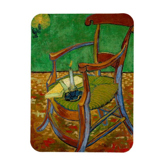 Vincent van Gogh - Paul Gauguins arméstol Magnet (Vertikal)