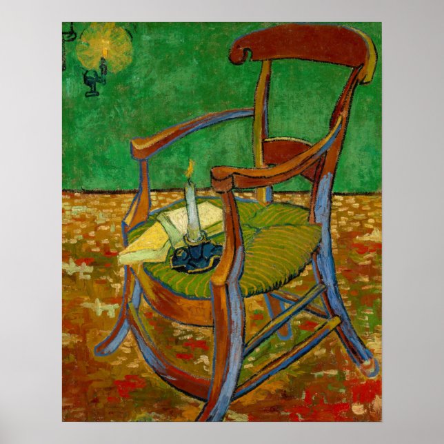 Vincent van Gogh - Paul Gauguins fåtölj Poster (Framsidan)
