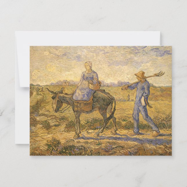 Vincent van Gogh - Peasant Couple går till jobbet (Framsida)