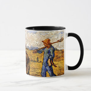 Vincent Van Gogh - Peasant Couple kommer att arbet Mugg