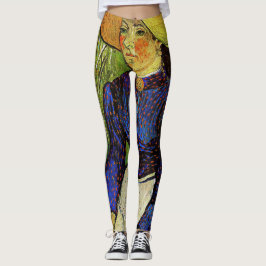 Vincent van Gogh - Peasant Girl in Straw Hat Leggings