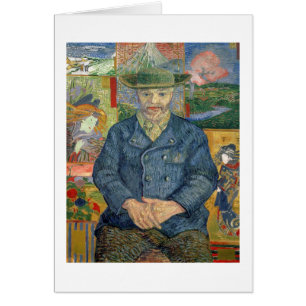 Vincent Van Gogh Pere Tanguy (fadern Tanguy) Hälsningskort