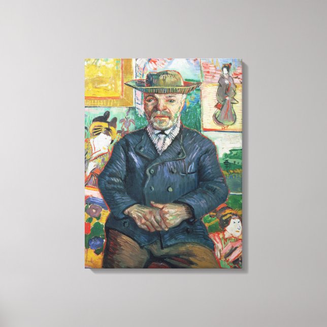 Vincent van Gogh | Pere Tanguy (Far Tanguy) Canvastryck (Framsida)