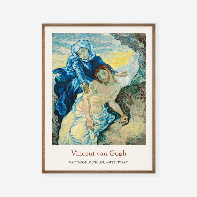Vincent Van Gogh Pietà Pieta 1889 Art Exhibit Poster (Skapare uppladdad)