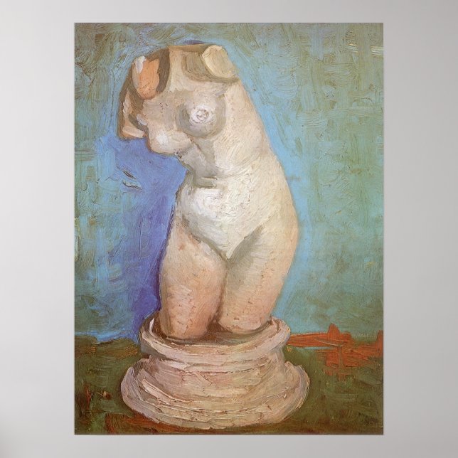 Vincent van Gogh - Plaster Statuette Female Torso Poster (Framsidan)