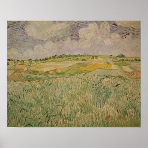 Vincent van Gogh Plattan i Auvers, 1890 Poster
