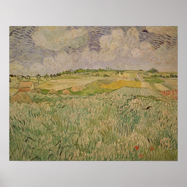 Vincent van Gogh | Plattan i Auvers, 1890 Poster (Framsidan)
