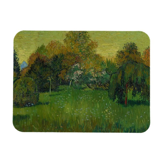 Vincent van Gogh - Poets Garden Magnet (Horisontell)