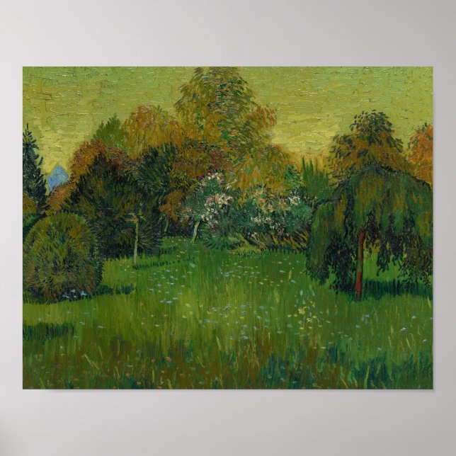 Vincent van Gogh - Poets Garden Poster (Framsidan)