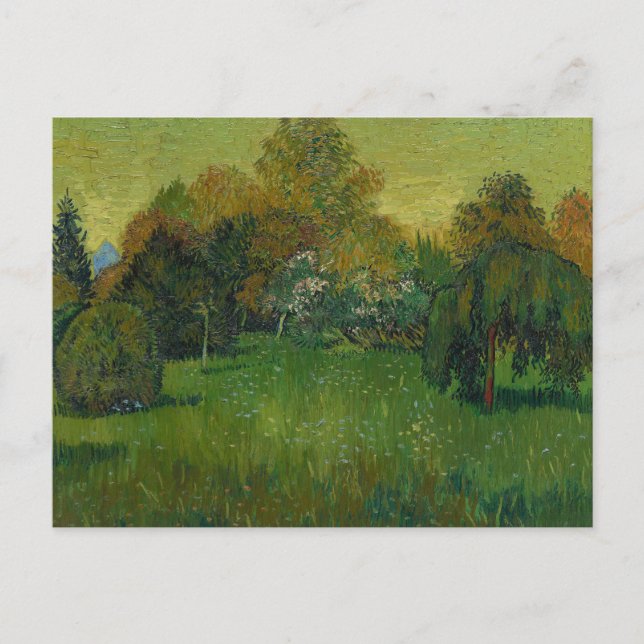 Vincent van Gogh - Poets Garden Vykort (Framsida)