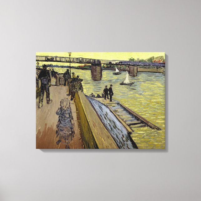 Vincent van Gogh | Pont de Trinquetaille Arles Canvastryck (Framsida)