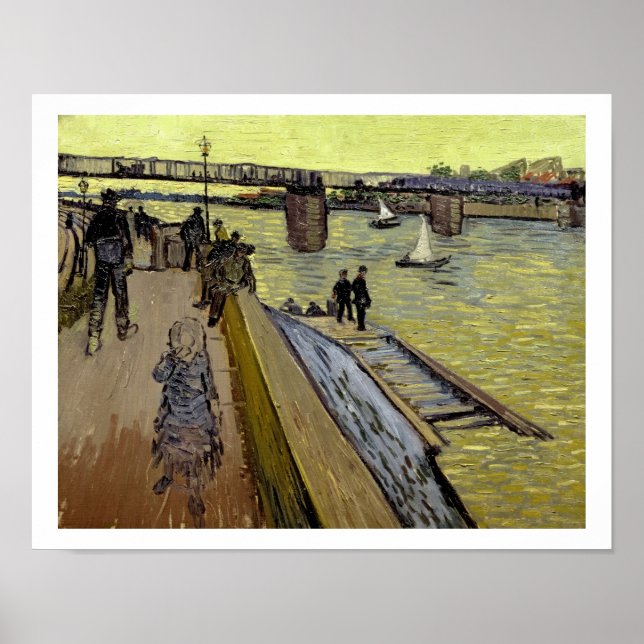 Vincent van Gogh | Pont de Trinquetaille Arles Poster (Framsidan)