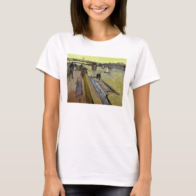 Vincent van Gogh | Pont de Trinquetaille Arles Tee Shirt (Framsida)