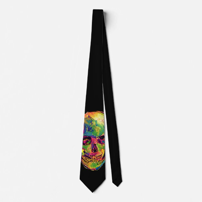Vincent Van Gogh - Pop Art Halloween Skull Slips (Framsida)