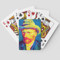 Vincent Van Gogh - Pop Art Självporträtt Med Hatt