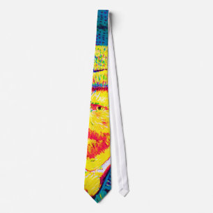 Vincent Van Gogh - Pop Art Självporträtt Med Hatt Slips