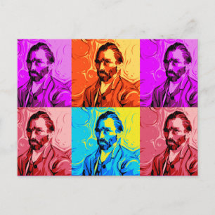 Vincent Van Gogh popkonst Vykort
