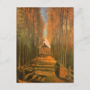 Vincent van Gogh - Popplaralle i höst Vykort