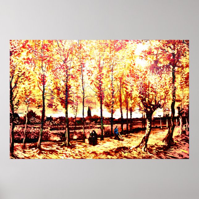 Vincent Van Gogh - popplarna i Nuenen 2 Poster (Framsidan)