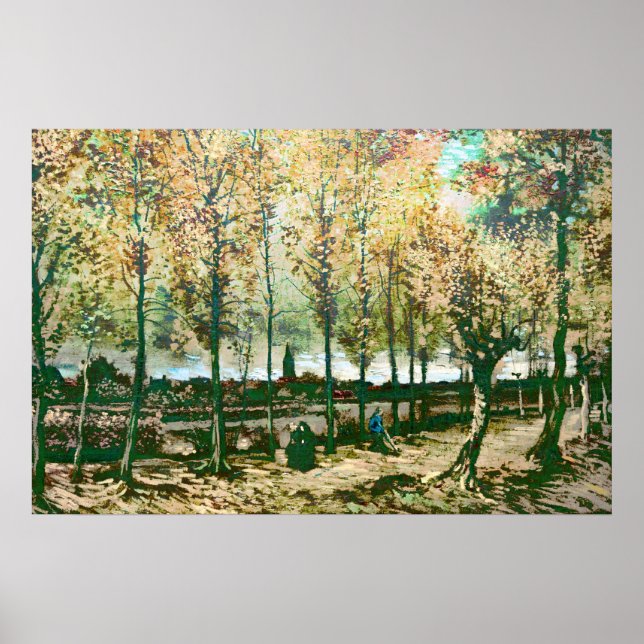 Vincent Van Gogh - popplarna i Nuenen Poster (Framsidan)