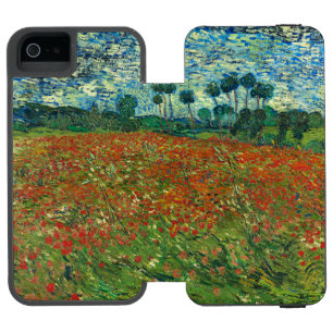 Vincent Van Gogh Poppy Fält Blommigt Vintage Art