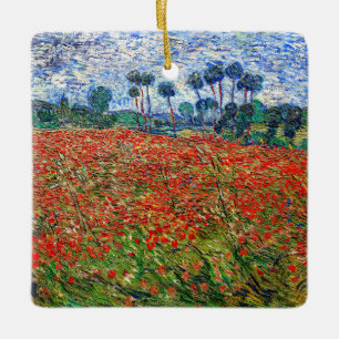 Vincent van Gogh - Poppy Fält Julgransprydnad Keramik