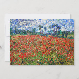 Vincent van Gogh - Poppy Fält Tack Kort