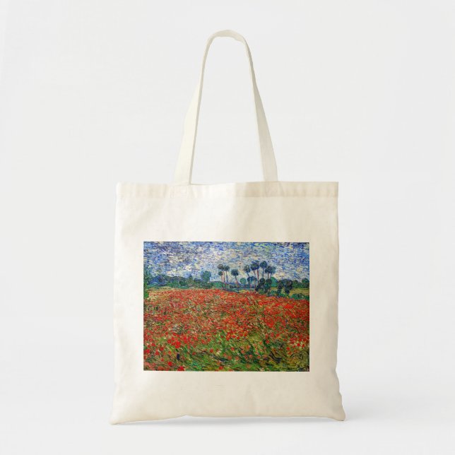 Vincent van Gogh - Poppy Fält Tygkasse (Framsidan)