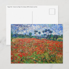 Vincent van Gogh - Poppy Fält Vykort