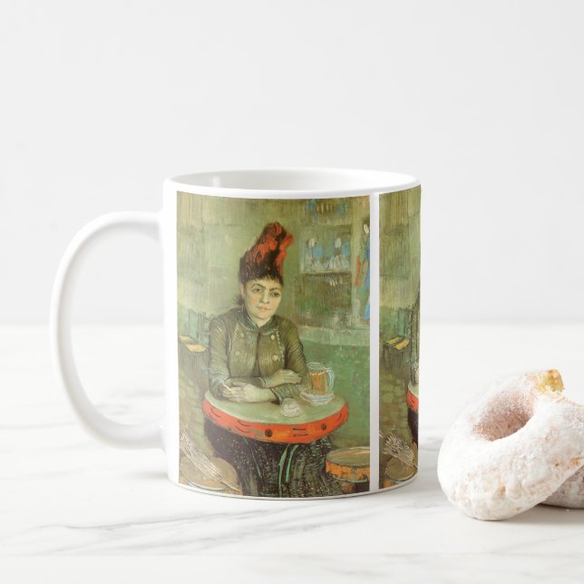 Vincent van Gogh - Porträtt av Agostina Segatori Kaffemugg (Med munk)