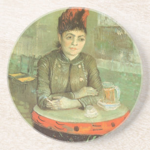 Vincent van Gogh - Porträtt av Agostina Segatori Underlägg Sandsten