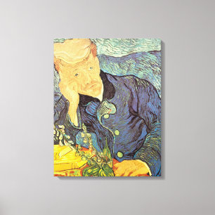 Vincent van Gogh - Porträtt av doktor Gachet Canvastryck