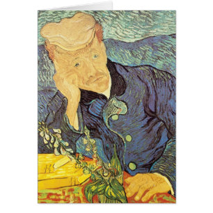 Vincent van Gogh - Porträtt av doktor Gachet Hälsningskort