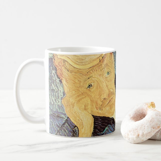 Vincent van Gogh - Porträtt av doktor Gachet Kaffemugg (Med munk)