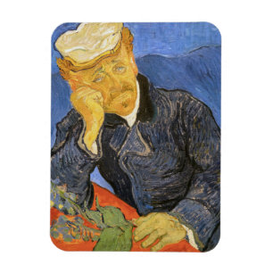 Vincent Van Gogh - Porträtt av doktor Paul Gachet Magnet