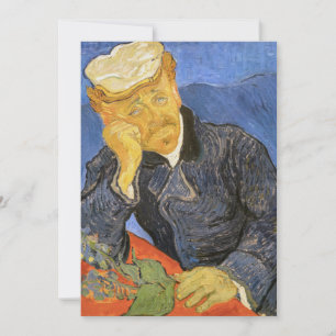Vincent Van Gogh - Porträtt av doktor Paul Gachet Tack Kort