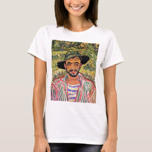Vincent Van Gogh - Porträtt av en ung bonde Tee Shirt