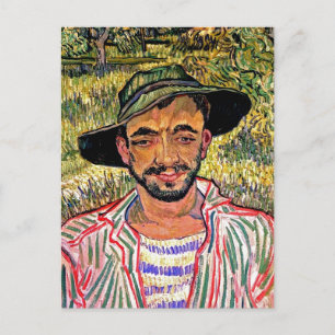 Vincent Van Gogh - Porträtt av en ung bonde Vykort