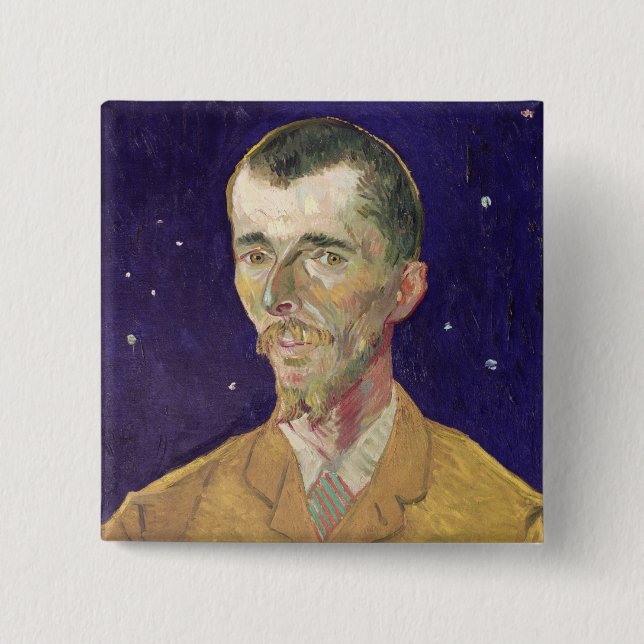 Vincent Van Gogh | porträtt av Eugene Boch 1888 Knapp (Framsida)