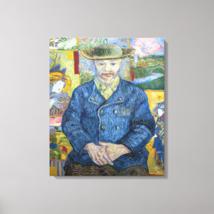 Vincent van Gogh - Porträtt av Pere Tanguy Canvastryck