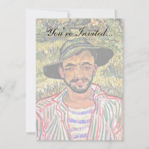 Vincent Van Gogh - Porträtt från en ung bonde Inbjudningar